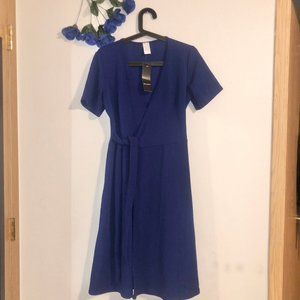 NWT Unique Vintage/Milly Penzance Royal Blue Wrap Dress